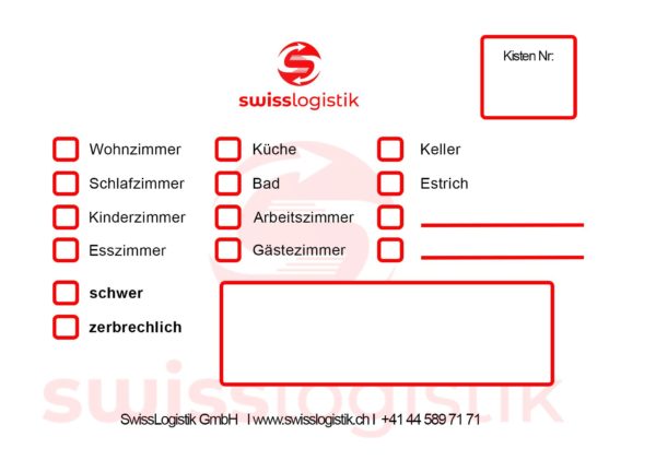 Etiketten für den Umzug – Übersicht & Ordnung leicht gemacht